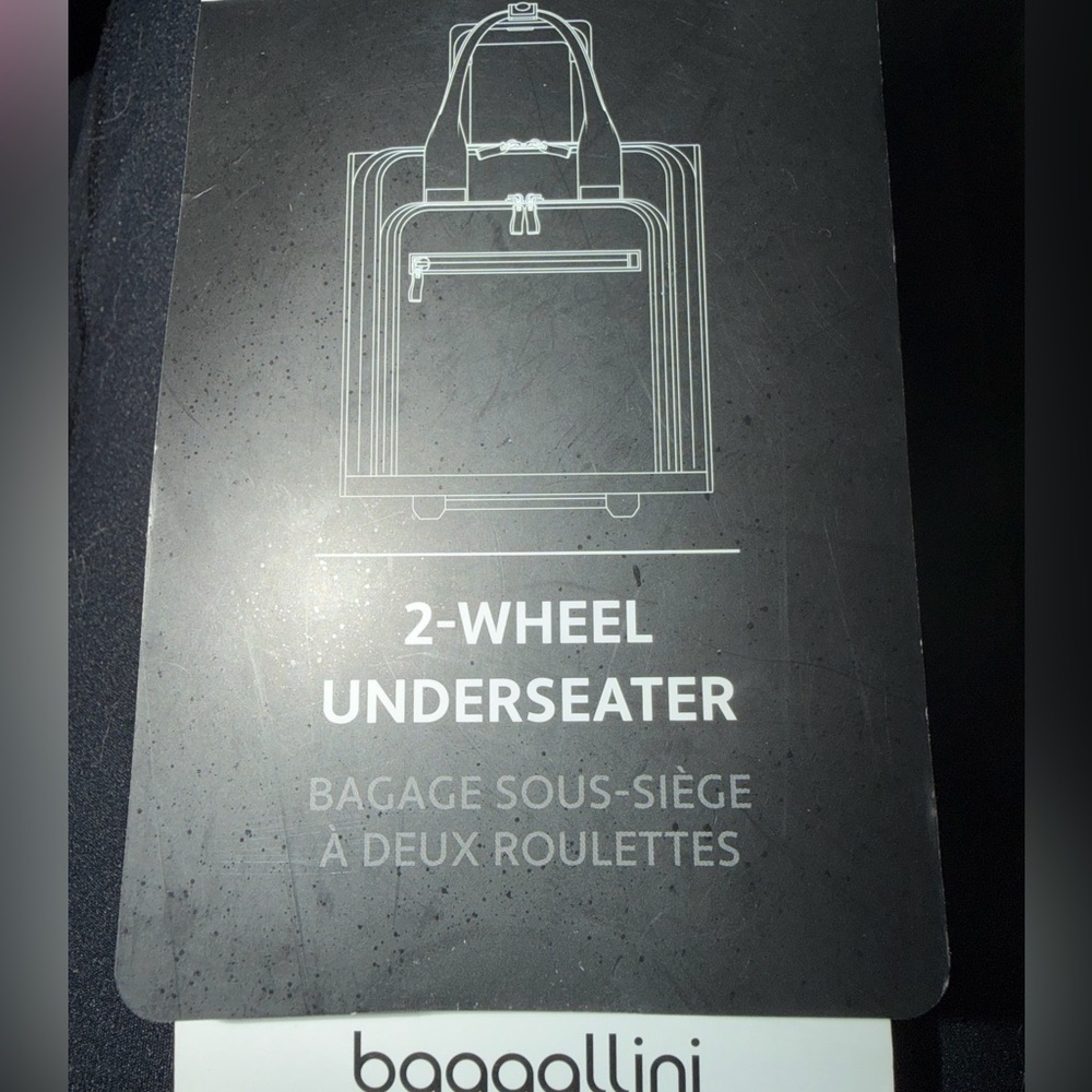 Baggallini 2Wheeled Under Seater Purple Wheeled Tote Bag-NWT - Picture 5 of 7
